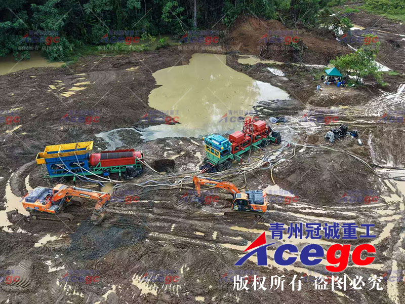 移动砂金设备出口哥伦比亚