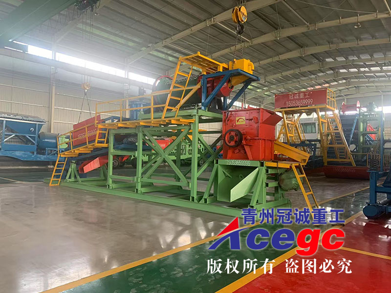 岩金破碎砂金设备